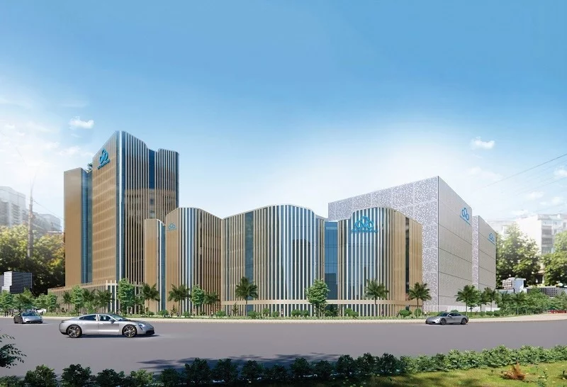Phối cảnh CMC Hyperscale DC SHTP – Trung tâm dữ liệu siêu quy mô ở cửa ngõ Đông Thành phố Hồ Chí Minh.