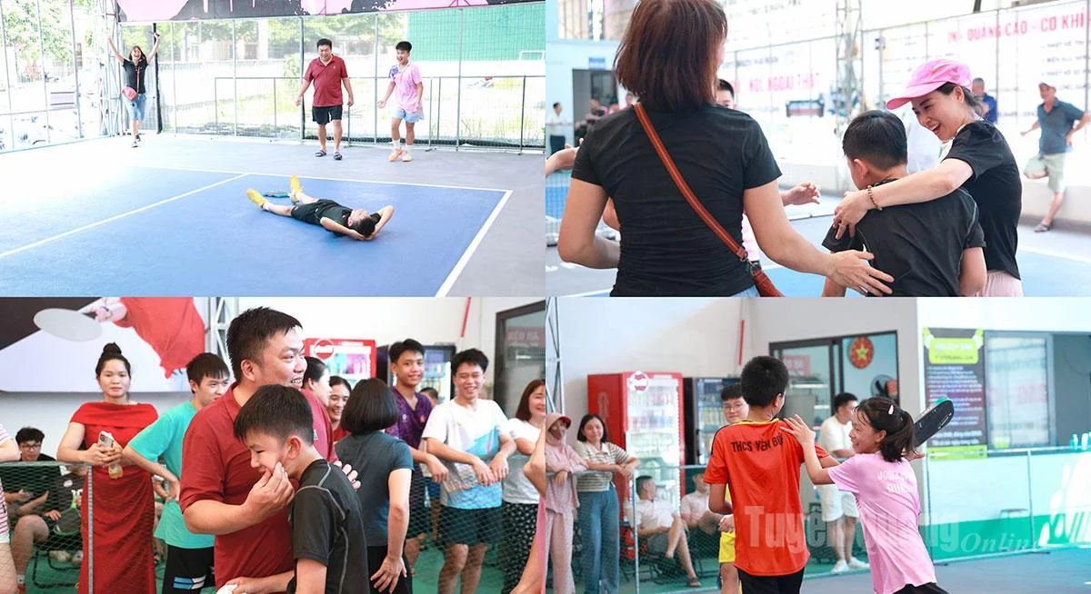 Sau những trận đấu nảy lửa là giây phút vỡ òa của người chiến thắng.