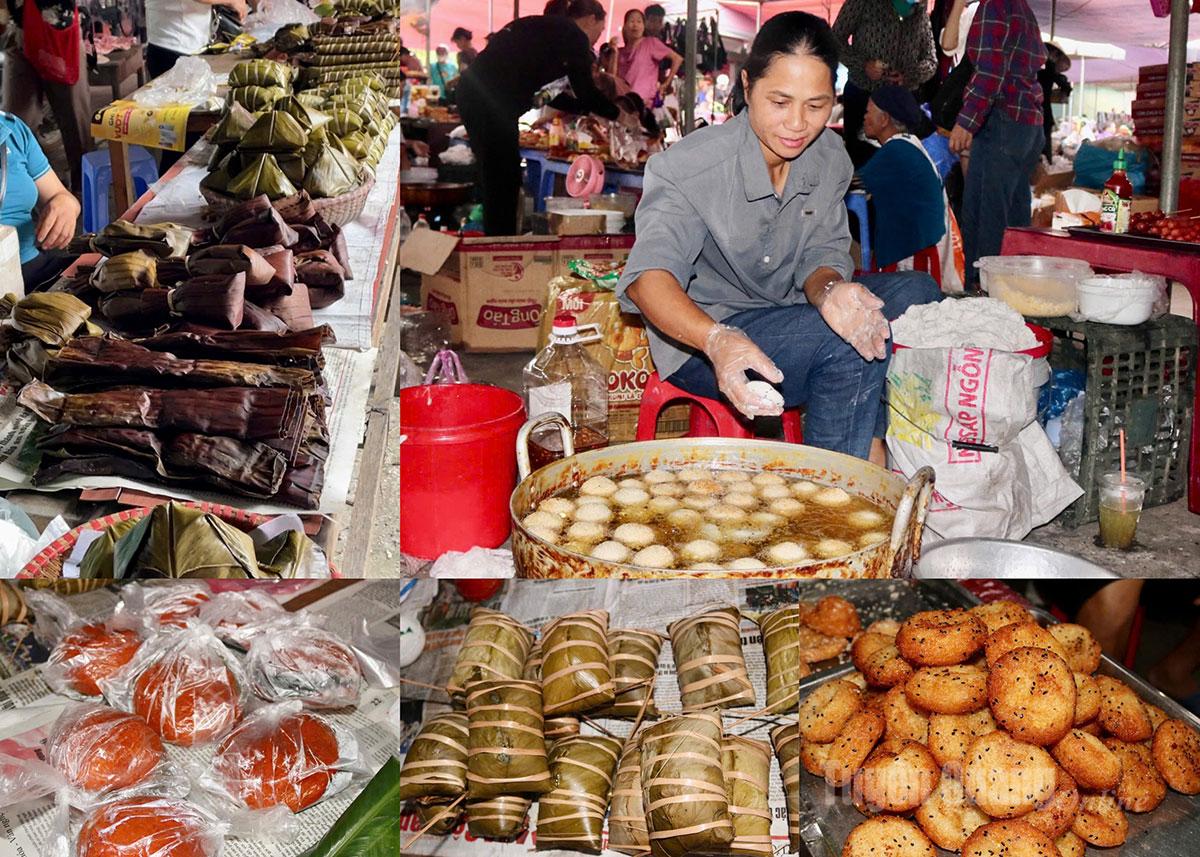  Đặc sắc các món ăn tại chợ phiên.