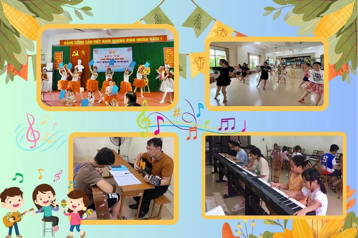 Học năng khiếu trong hè giúp các em thiếu nhi khám phá thêm những sở thích và thế mạnh của bản thân.