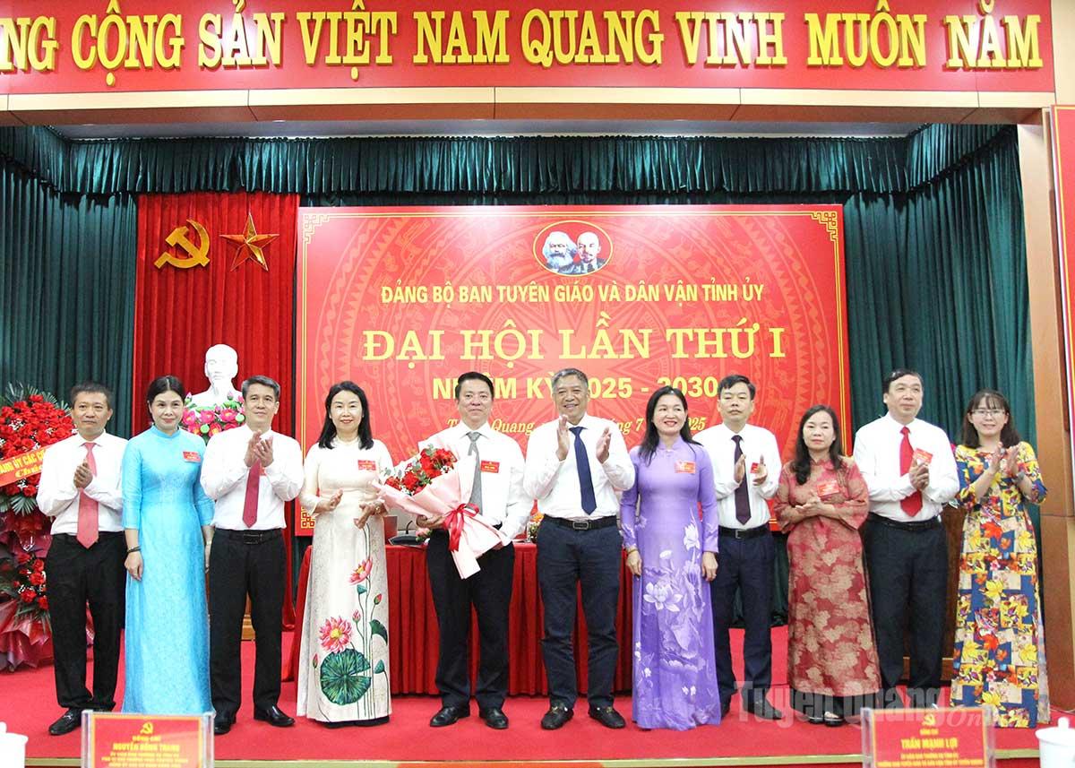 Ban Chấp hành Đảng bộ Ban Tuyên giáo và Dân vận Tỉnh ủy nhiệm kỳ 2025 – 2030.