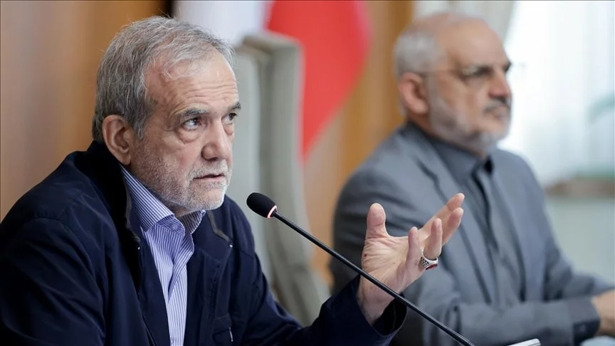 Tổng thống Iran Masoud Pezeshkian. Ảnh: AA.