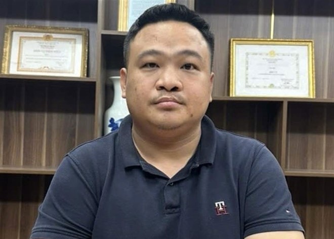 Đối tượng Trần Quang Đạo cầm đầu đường dây lừa đảo. Ảnh: Bộ Công an cung cấp.