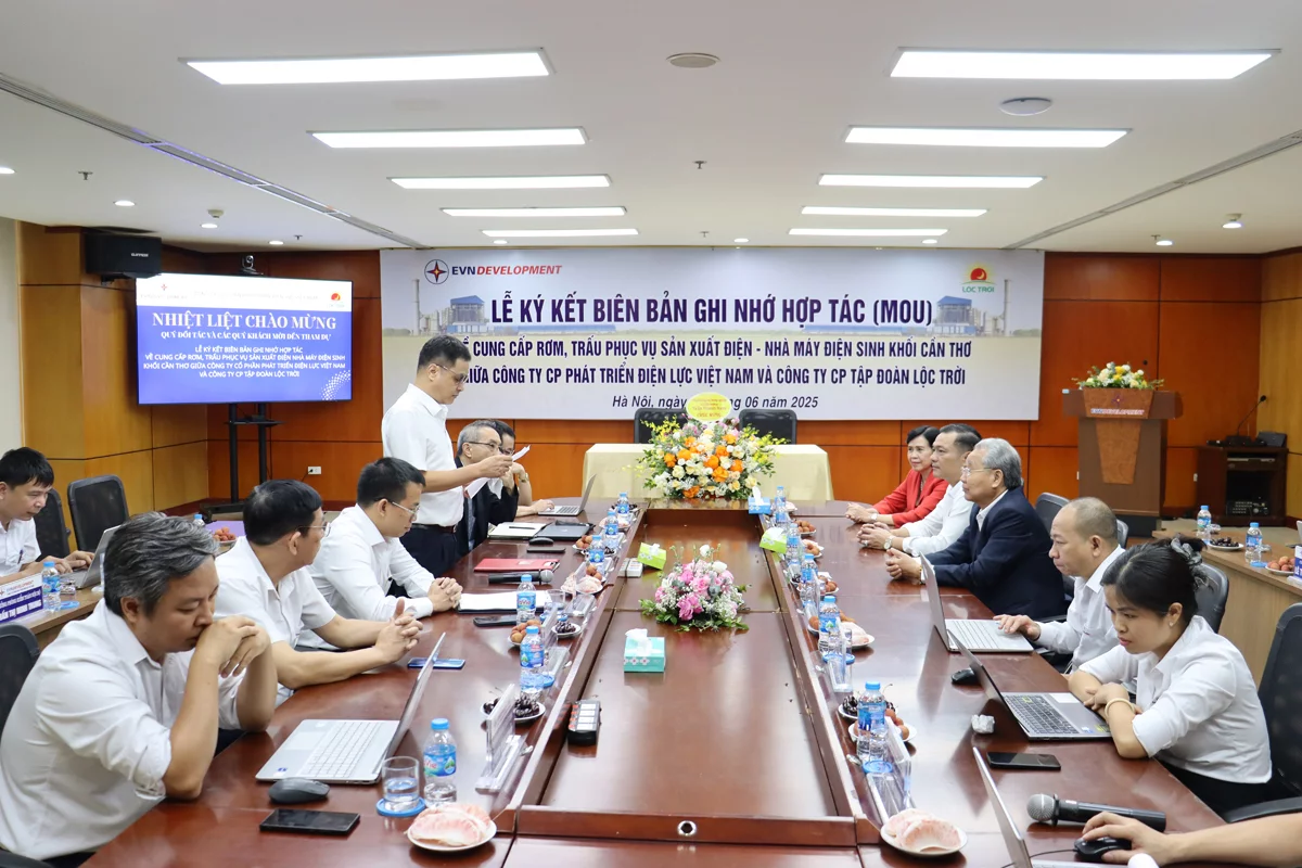 Ông Nguyễn Hoàng Đạo – Chủ tịch HĐQT phát biểu tại Lễ ký kết Biên bản ghi nhớ.