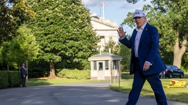 Tổng thống Mỹ Donald Trump sẽ có cuộc gặp Thủ tướng Israel Benjamin Netanyahu tại Washington, Mỹ. Ảnh: RTE
