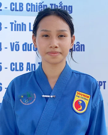 Vận động viên Nguyễn Huyền Trang, 
CLB Vovinam Thái Nguyên 1, tỉnh Thái Nguyên