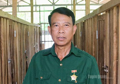ông 
Trần Văn Thành, Cựu chiến binh thôn Minh Thành, xã Linh Hồ.
