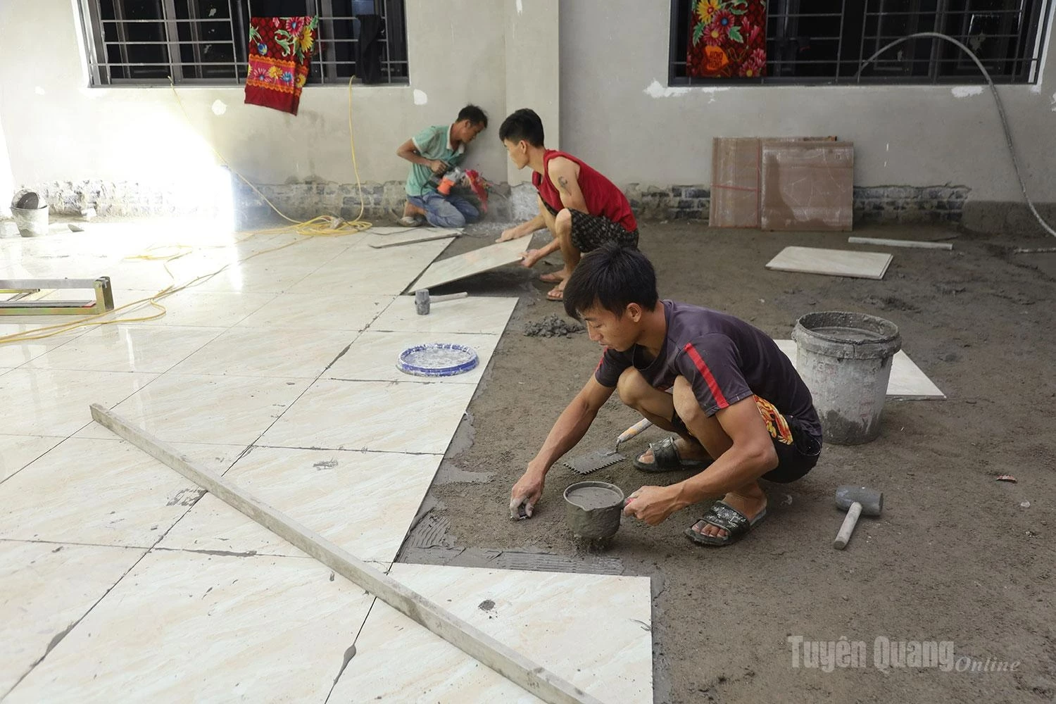 To date, construction of the Pa Vay Su Inter-level Boarding School is nearly 70% complete.