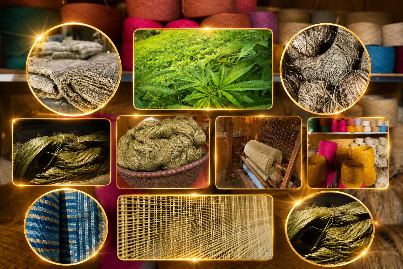 Hemp - Vải sợi gai dầu (cây Lanh) được sử dụng là sản phẩm xuất khẩu tại Hemp Hmong Vietnam.