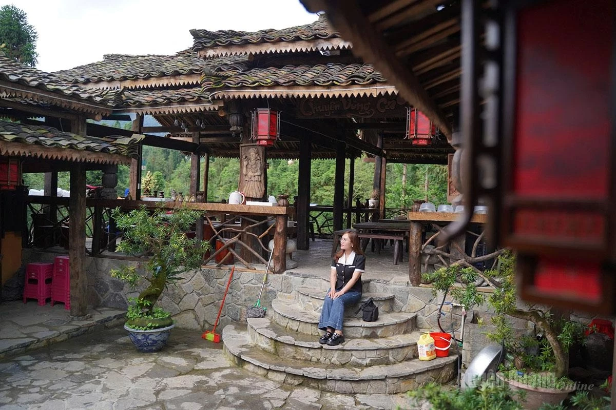 A view inside Coi Homestay in Pho Bang Village.