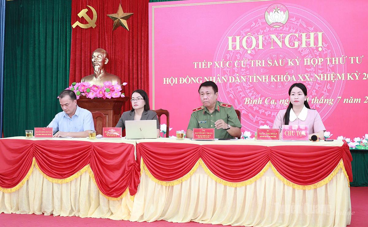 Tổ đại biểu số 7 HĐND tỉnh khóa XX, nhiệm kỳ 2026-2031 chủ trì buổi TXCT.