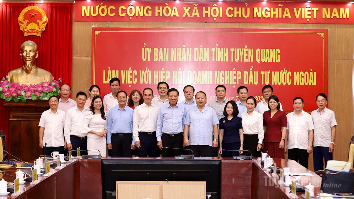 Vafie sẵn sàng đồng hành cùng Tuyên Quang xúc tiến, kết nối các doanh nghiệp FDI đầu tư vào tỉnh