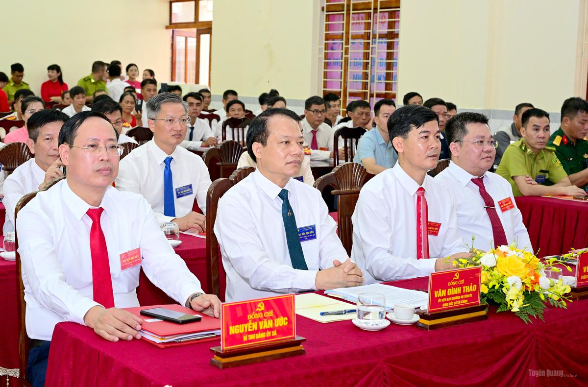 Các đại biểu dự Đại hội đại biểu Đảng bộ xã Yên Phú. Ảnh: Quang Hoà