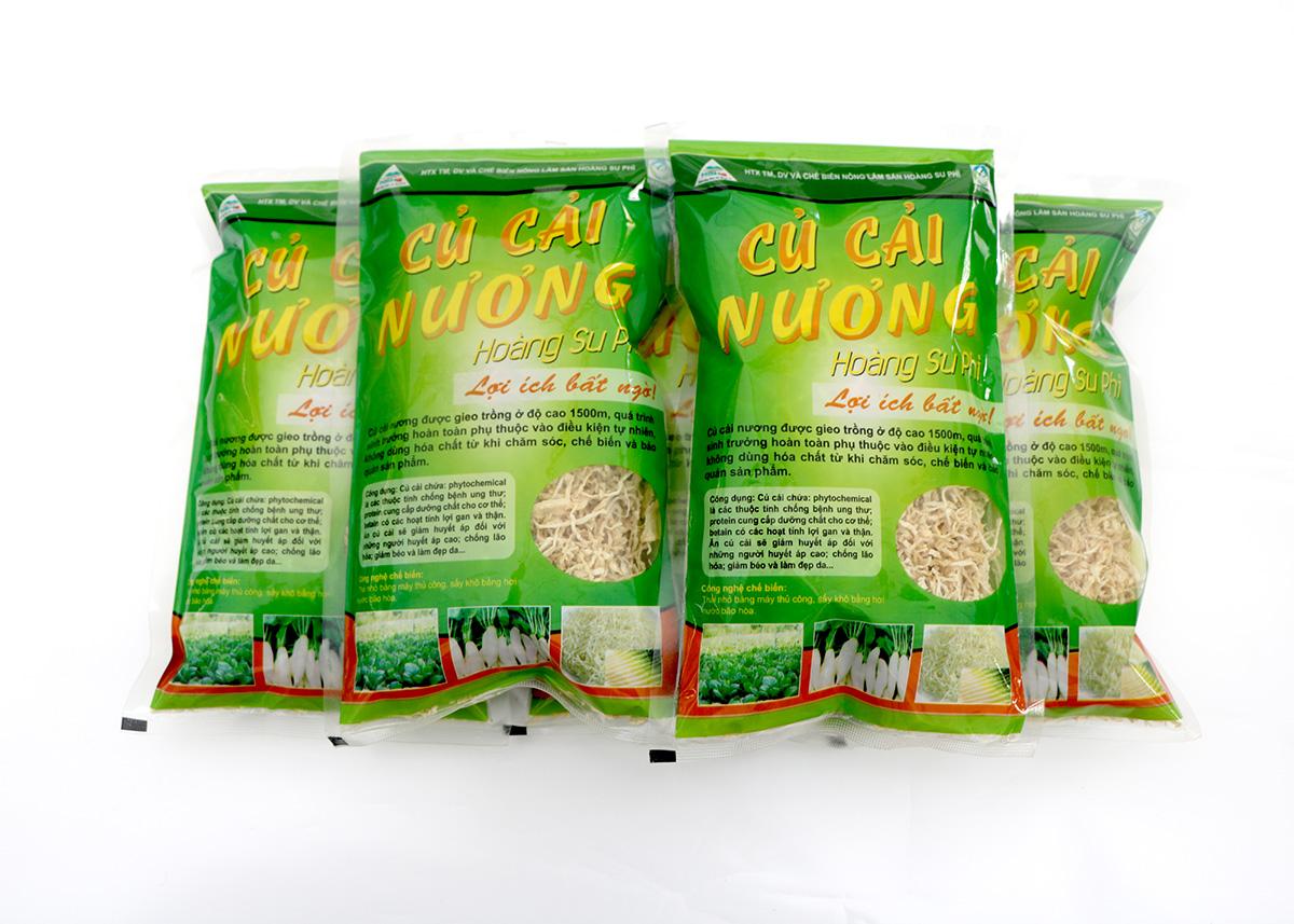 Củ cải nương Hoàng Su Phì.