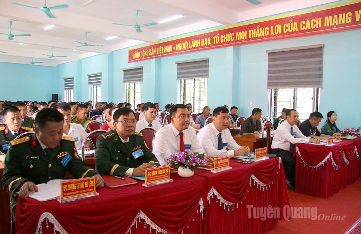 Các đại biểu dự Đại hội đại biểu Đảng bộ xã Nghĩa Thuận lần thứ I, nhiệm kỳ 2025 – 2030.