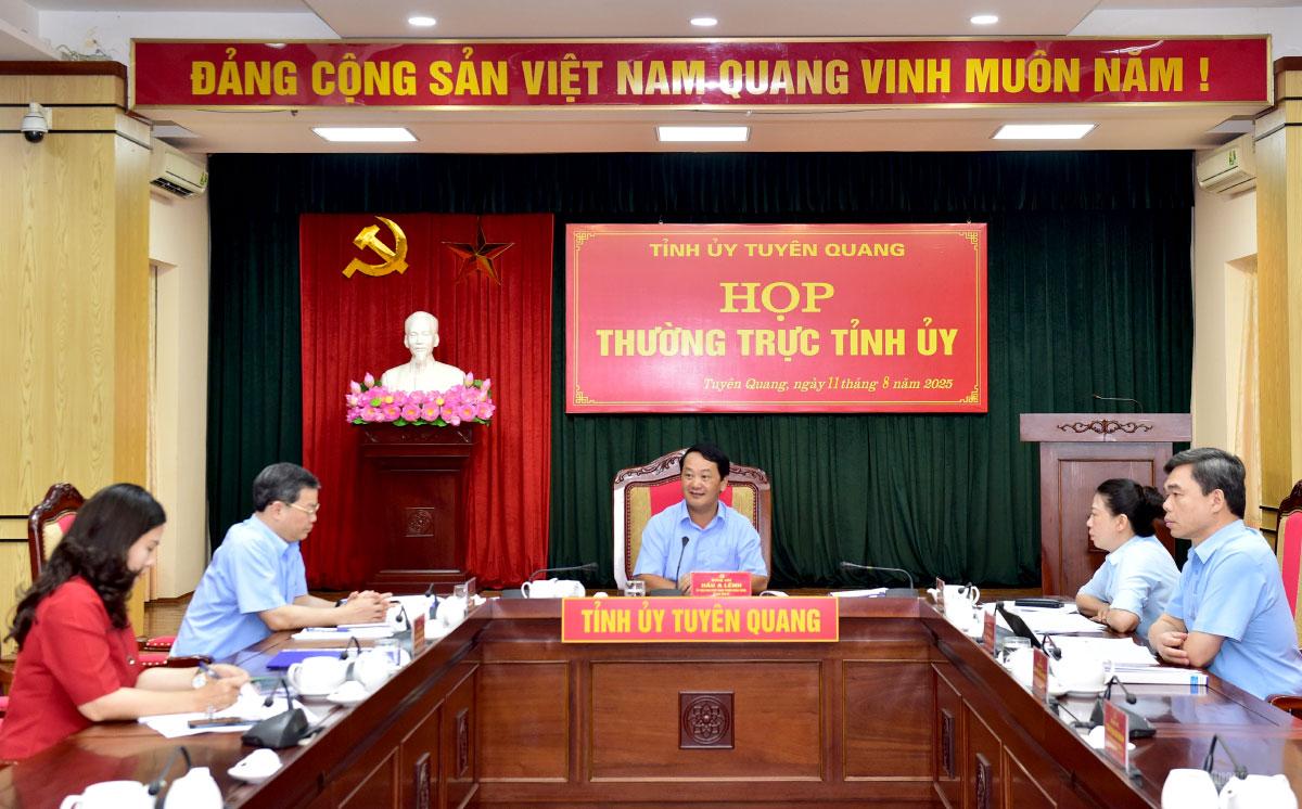 Các đại biểu tham dự họp.