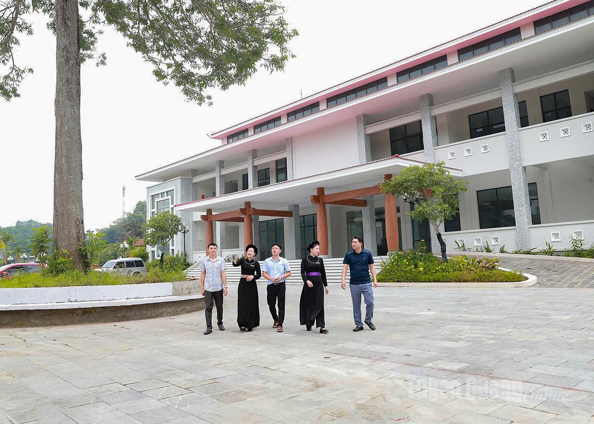 Bảo tàng ATK Tân Trào đang được đầu tư xây dựng, tạo điểm nhấn thu hút khách du lịch.