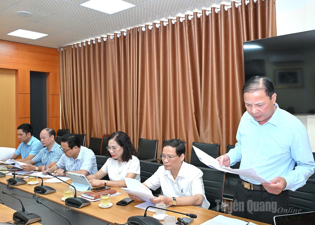 Đại biểu tham gia ý kiến tại hội nghị.