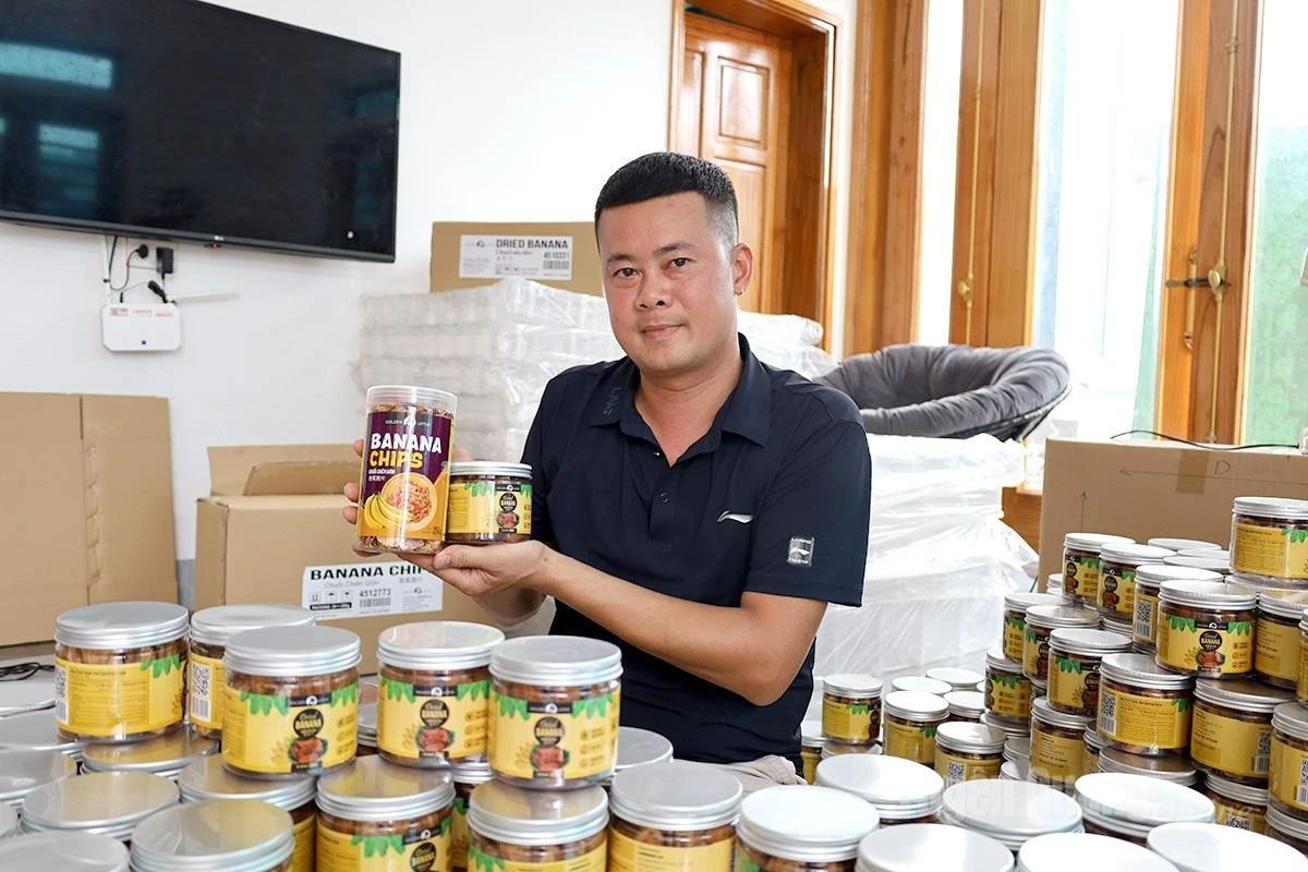 Mr. Nguyen The Hai, Director of Chieu Yen Banana Cooperative, pioneered the local banana products into the global market.