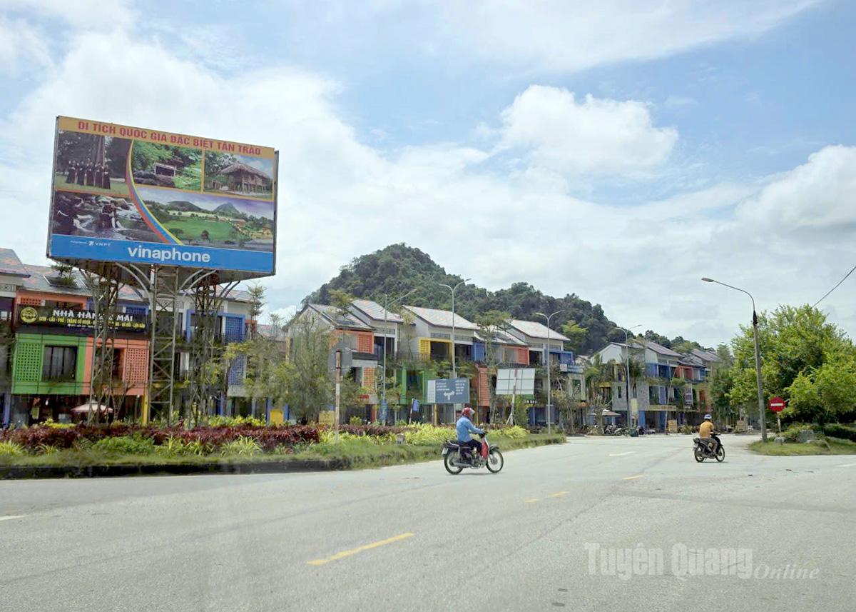 Một góc xã Tân Trào hôm nay.