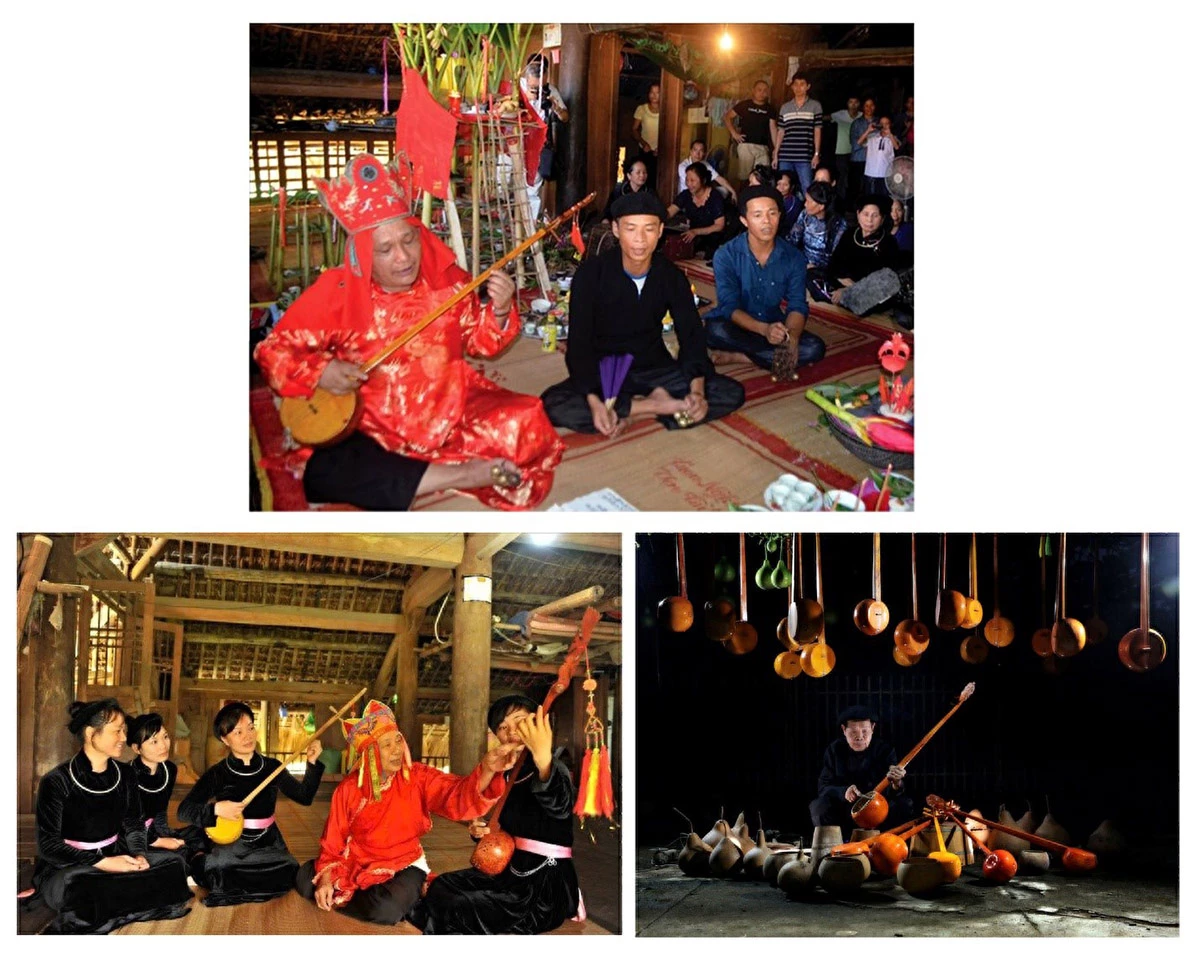 Thực hành Then của đồng bào Tày được UNESCO ghi danh là Di sản văn hóa phi vật thể đại diện của nhân loại. 