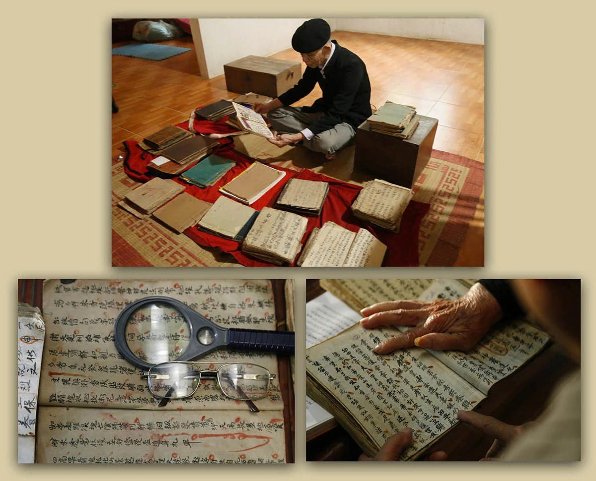 Những cuốn sách cổ hàng trăm năm tuổi và nỗi lo mai một.