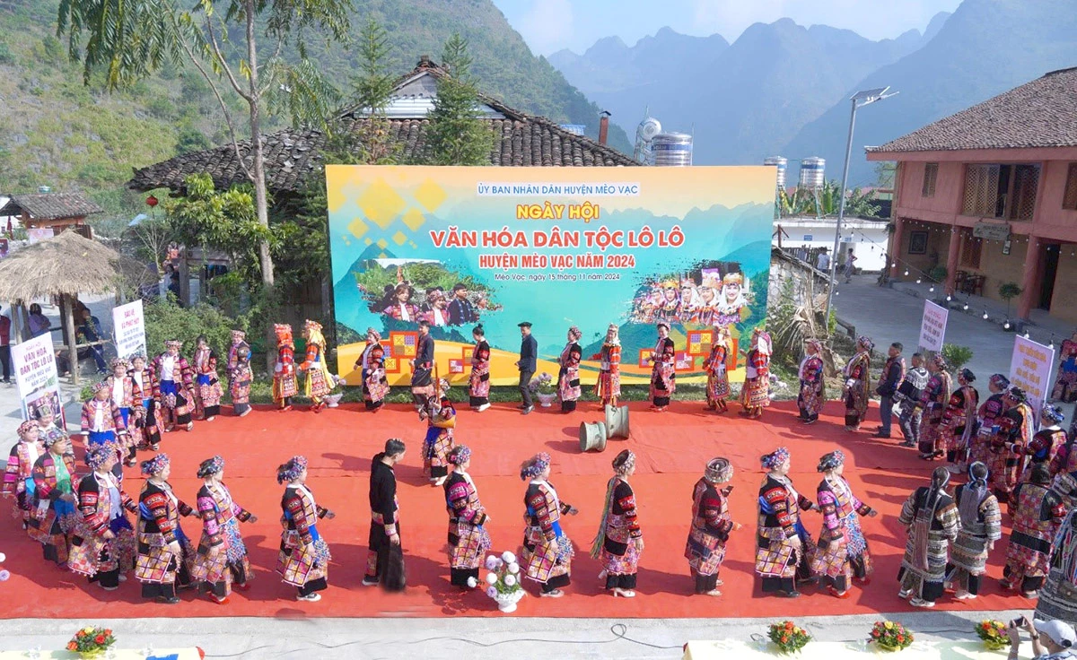 Ngày hội văn hóa dân tộc Lô Lô.