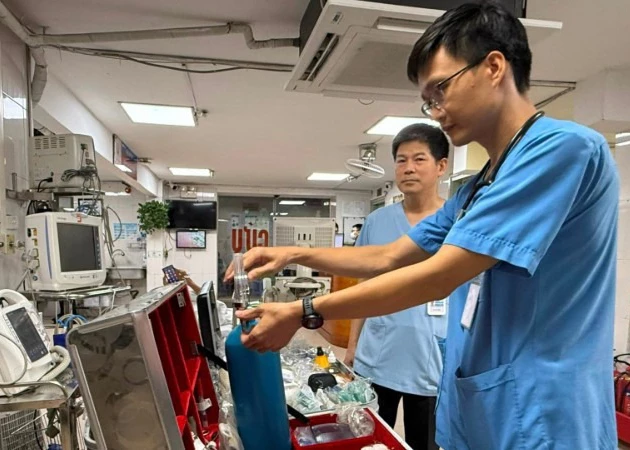 Bệnh viện Tim Hà Nội chuẩn bị sẵn sàng trang thiết bị, phương tiện phục vụ cấp cứu cho sự kiện A80.