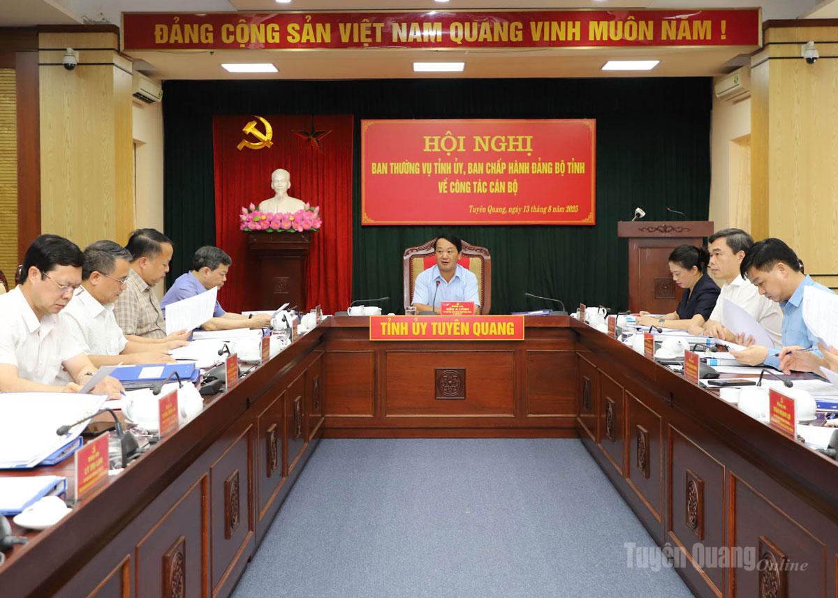 Hội nghị Ban Thường vụ Tỉnh ủy, Ban Chấp hành Đảng bộ tỉnh