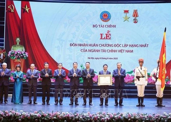 Tổng Bí thư Tô Lâm dự Lễ kỷ niệm 80 năm Ngày truyền thống ngành Tài chính và đón nhận Huân chương Độc lập hạng Nhất