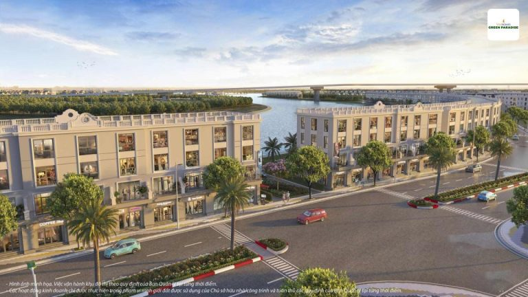 Việc nằm dọc theo các tiện ích lớn như hồ cảnh quan giúp shophouse Vin Cần Giờ có thể tận dụng khai thác nghỉ dưỡng
