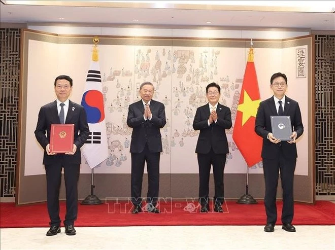 At the exchange of an MoU on sci-tech cooperation