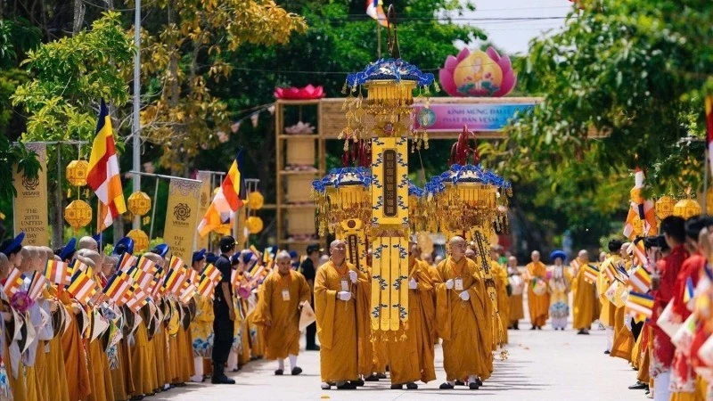 The 20th United Nations Day of Vesak in 2025 was held in Ho Chi Minh City. This is an international cultural and religious festival, a confluence of beliefs about peace.