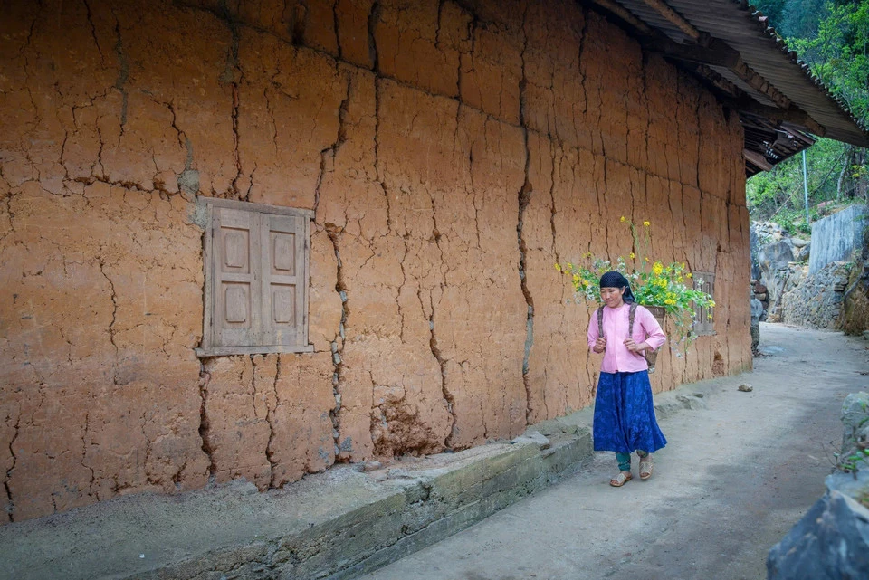 Rammed-earth houses of Hmong people in Tuyen Quang (Photo: Internet)