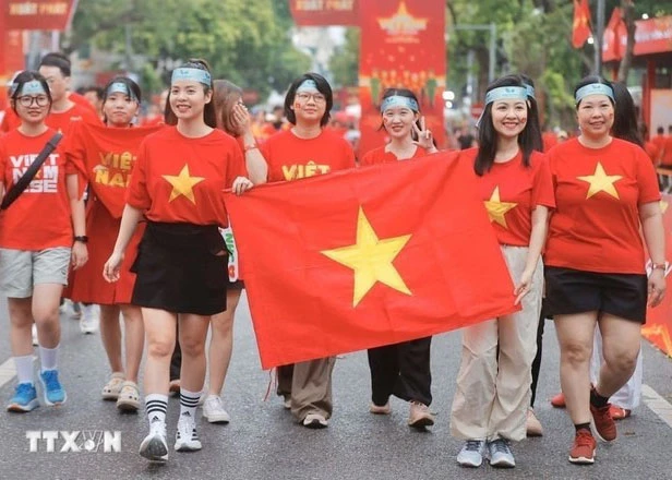 The race is part of celebrations marking the 80th National Day (September 2, 1945 – 2025) (Photo: VNA)