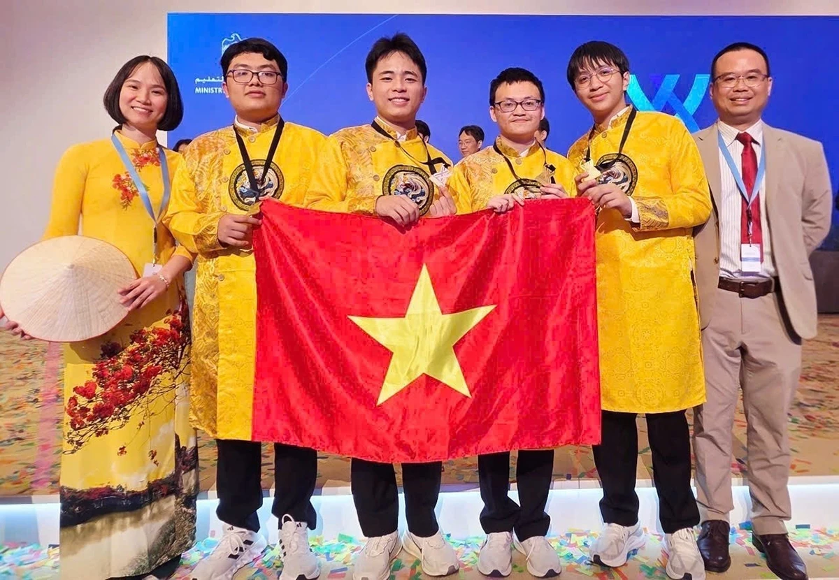 4 học sinh Việt Nam đều giành Huy chương vàng tại Olympic hóa học quốc tế năm 2025.