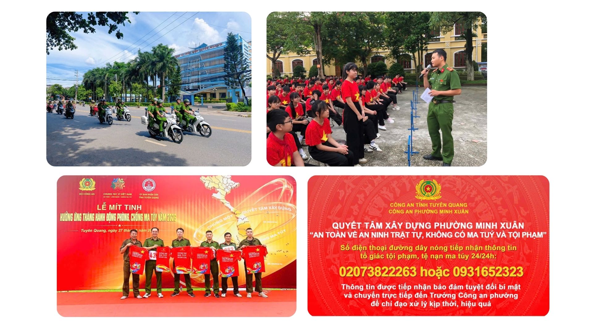 Lực lượng an ninh cơ sở là “cánh tay nối dài” trong xây dựng phường
 không ma túy.
