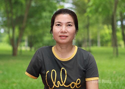 Chị Vũ Thị Yến, tổ 14, 
phường Hà Giang 2.
