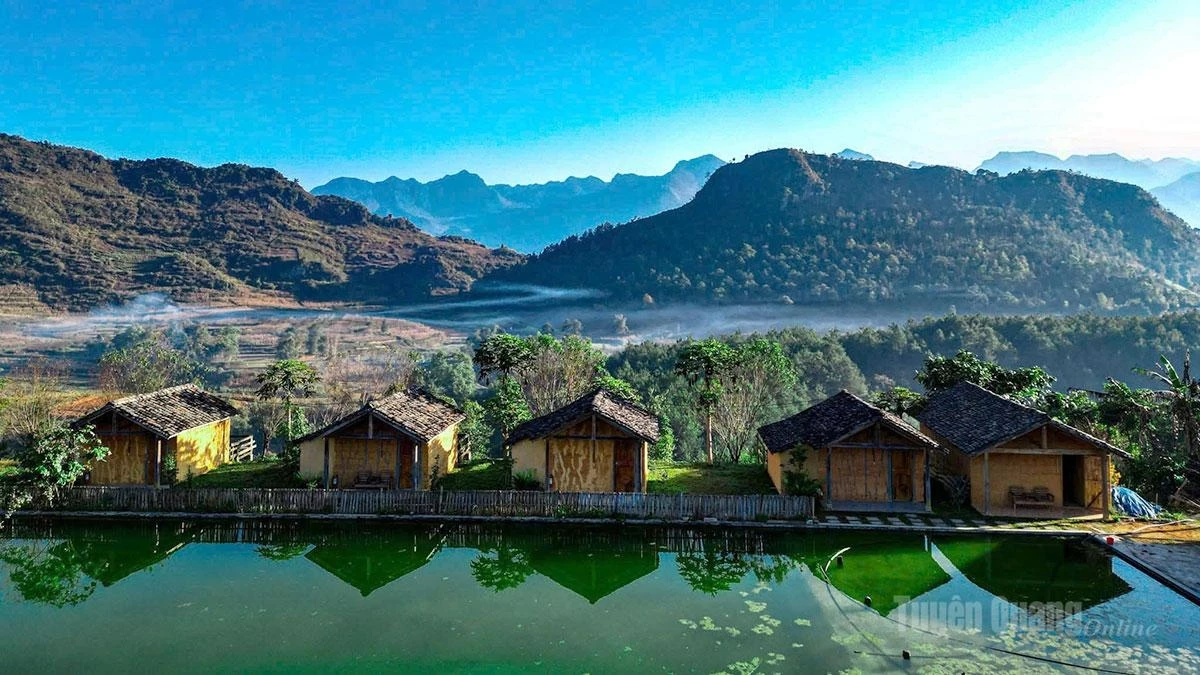 Pristine nature and traditional architecture combine to create the tranquil charm of Nam Dam.