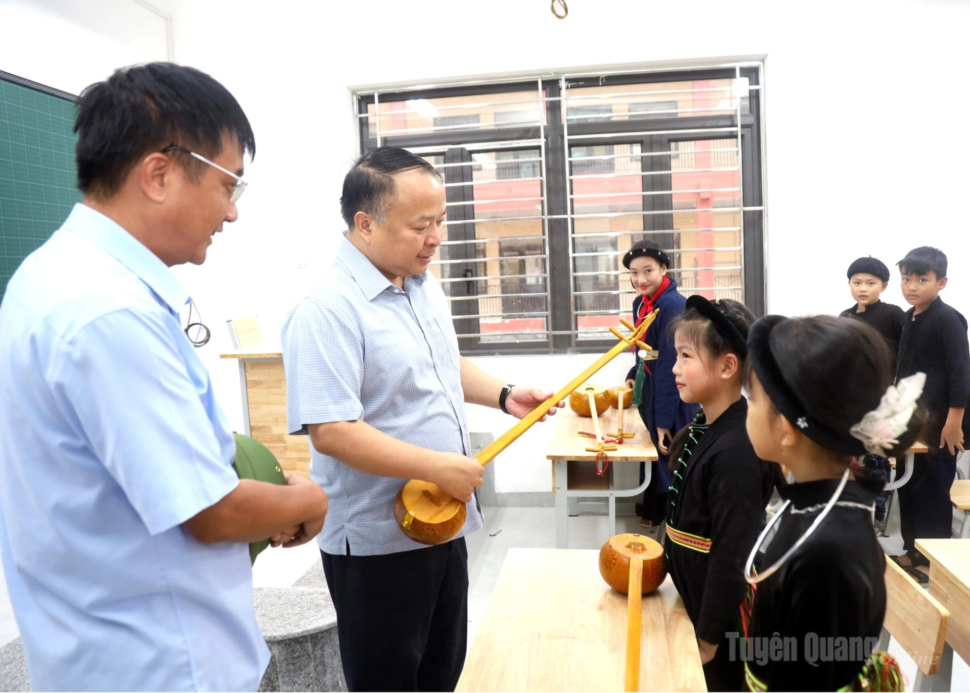 Chủ tịch UBND tỉnh Phan Huy Ngọc kiểm tra tiến độ xây dựng Trường phổ thông nội trú liên cấp Tiểu học và THCS Thanh Thủy