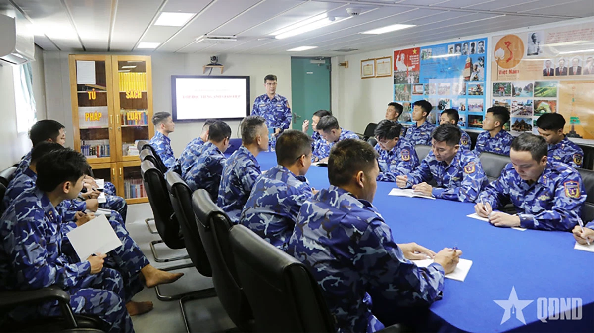 Quang cảnh lớp học.