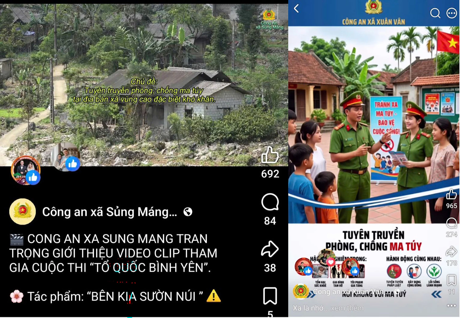 Công an các xã linh hoạt, sáng tạo trong triển khai các giải pháp phòng, chống ma túy từ cơ sở.