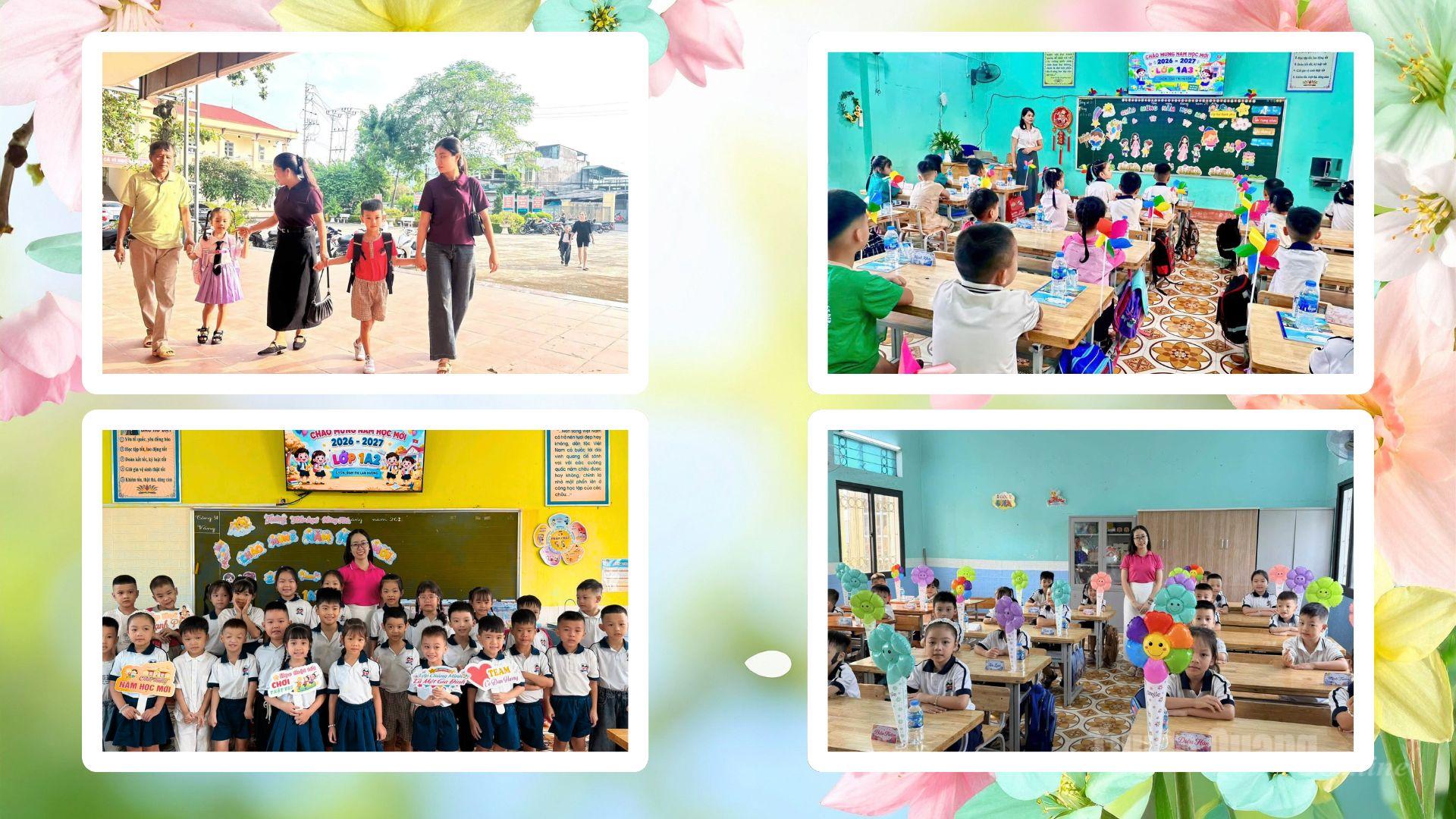 Niềm vui ngày tựu trường.