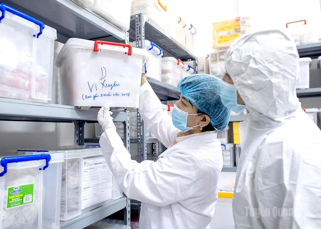 Remains recovered from the Vi Xuyen National Martyrs Cemetery are preserved at the DNA Identification Center, Institute of Biotechnology, Vietnam Academy of Science and Technology.