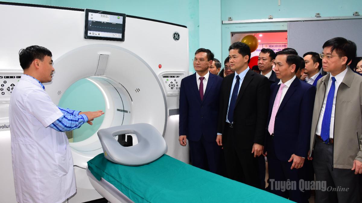 Tháng 1-2026, Bệnh viện Đa khoa tỉnh Tuyên Quang chính thức đưa vào vận hành hệ thống máy chup cắt lớp vi tính 256 dãy.