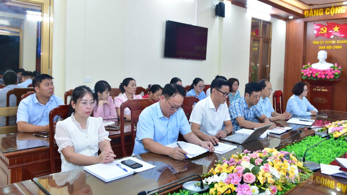 Cán bộ, công chức, người lao động Ban Nội chính Tỉnh ủy tại Ngày hội toàn dân bảo vệ an ninh tổ quốc năm 2026.