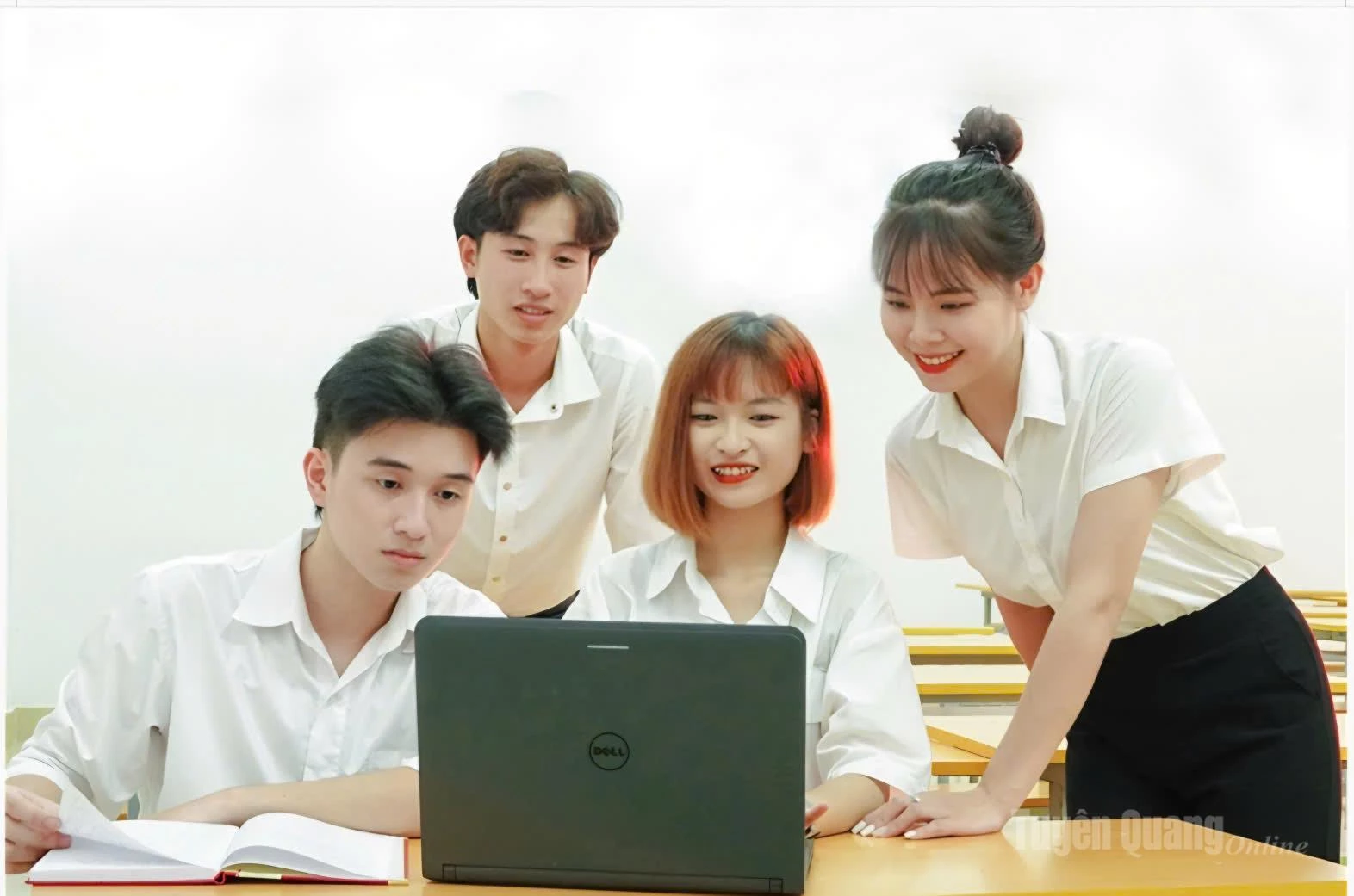 Sinh viên Trường Đại học Tân Trào.