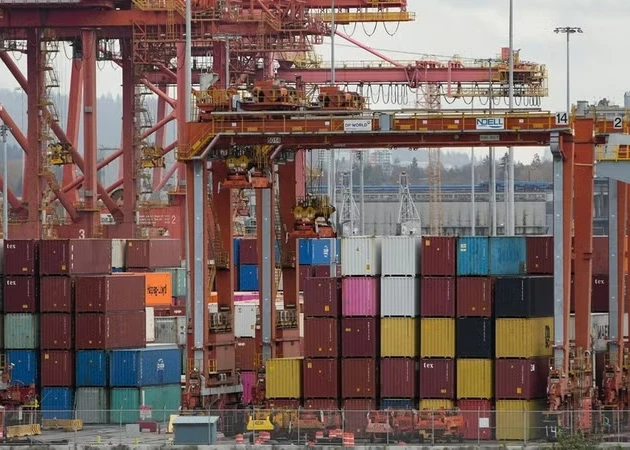 Cargo port in Vancouver, British Columbia, Canada. (Photo: Xinhua/VNA)