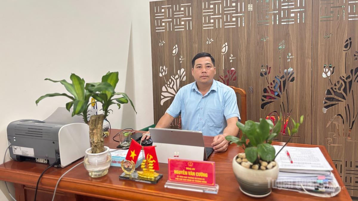 Đồng chí  Nguyễn Văn Cướng,  Phó Chủ tịch UBND xã Thượng Nông.