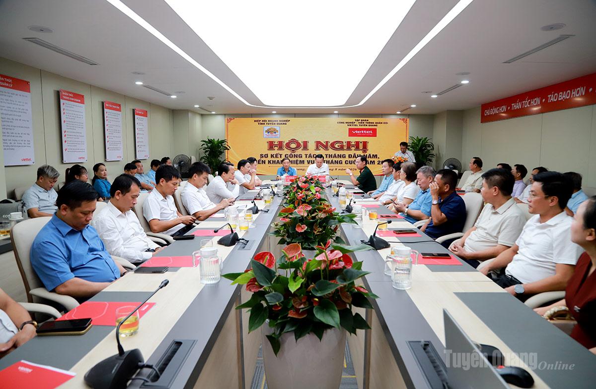 Hội nghị sơ kết công tác 6 tháng đầu năm, triển khai nhiệm vụ 6 tháng cuối năm của Hiệp hội Doanh nghiệp tỉnh.